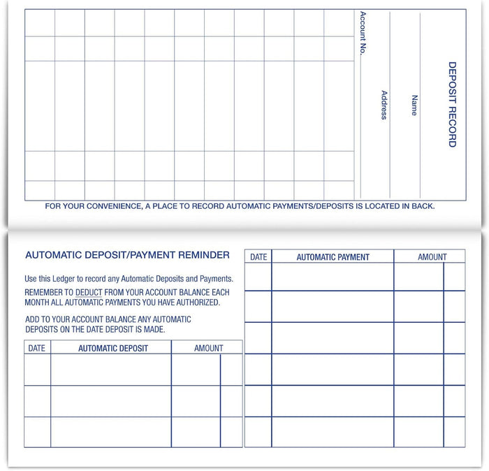 Larger Lines Checkbook Register
