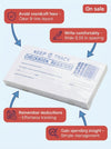 Larger Lines Checkbook Register 3